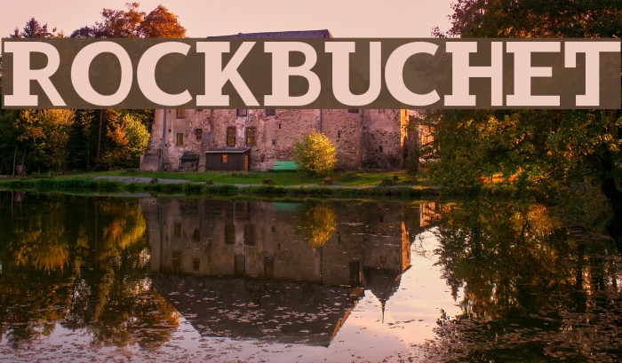 RockBuchet Font examples
