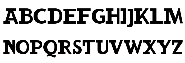 RockBuchet Font LOWERCASE