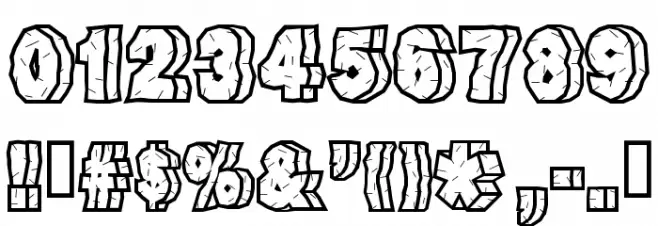 RockFont Font OTHER CHARS
