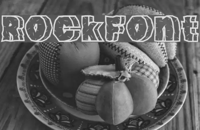 RockFont Font examples