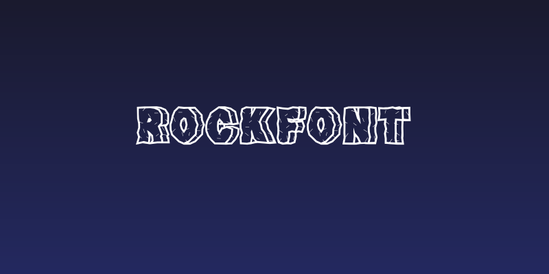 RockFont Social Header