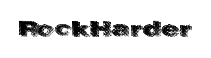 RockHarder  font caratteri gratis