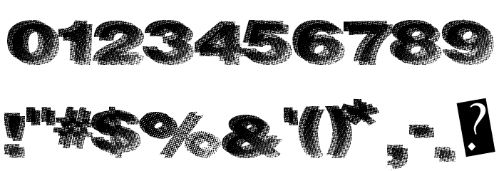 RockHarder Font OTHER CHARS