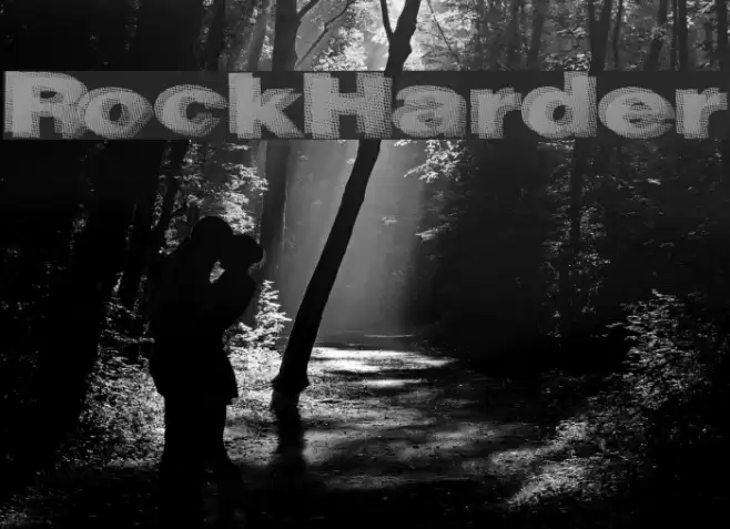 RockHarder Font examples