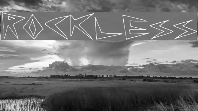 RockLess Font examples