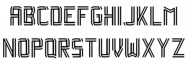 RockPaperScissors-Regular フォント 大文字