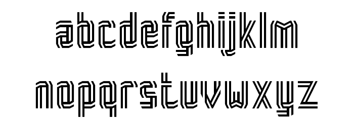 RockPaperScissors-Regular Font LOWERCASE