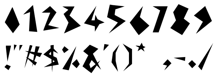 RockStair Font OTHER CHARS