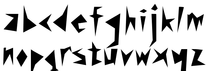 RockStair Font LOWERCASE