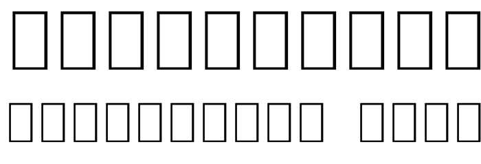 RockStar2.0OT Font OTHER CHARS