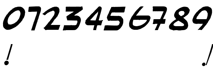 Rockabilly Font OTHER CHARS