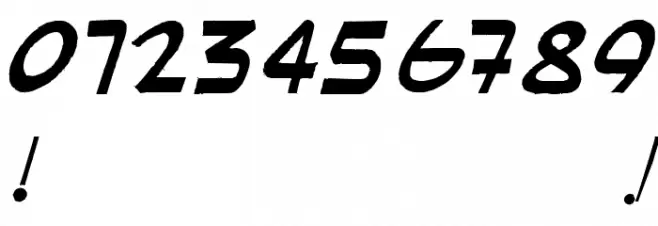 Rockabilly Font OTHER CHARS