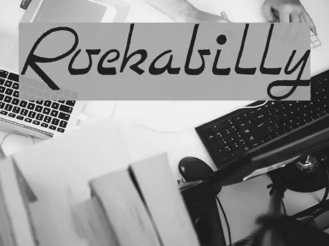 Rockabilly Font examples