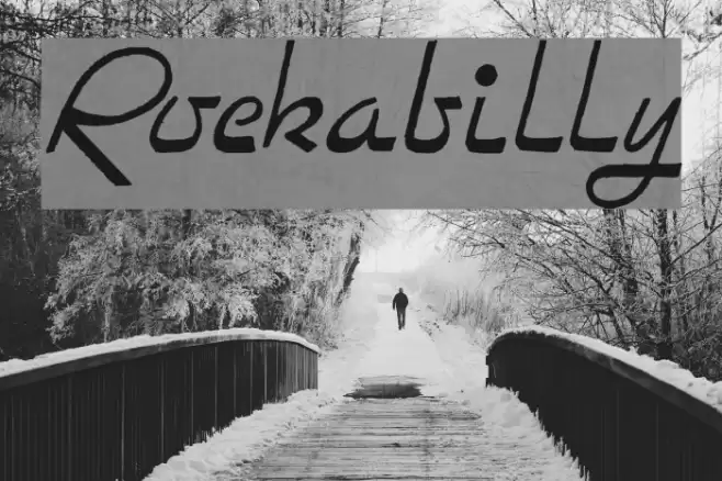 Rockabilly Font examples