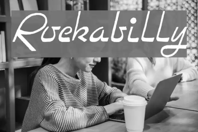 Rockabilly Font examples