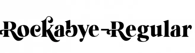 Rockabye-Regular  नि: शुल्क फ़ॉन्ट्स डाउनलोड