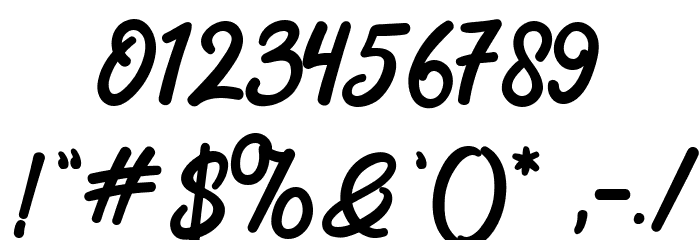 Rockane Regular Font OTHER CHARS