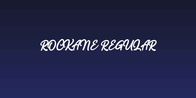 Rockane Regular Social Header