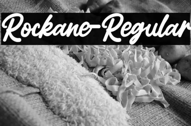 Rockane-Regular Font examples
