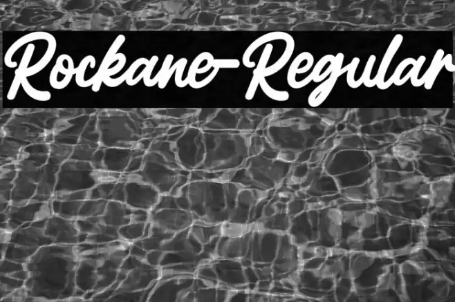 Rockane-Regular Font examples