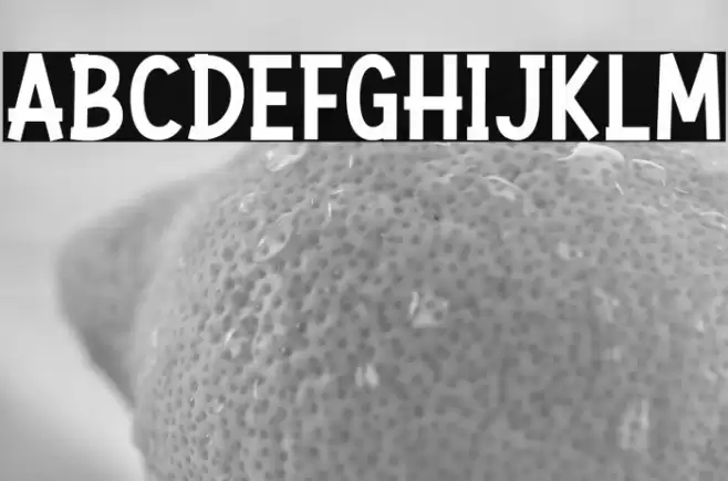 Rockbitz Font examples