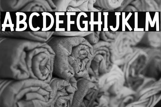 Rockbitz Font examples