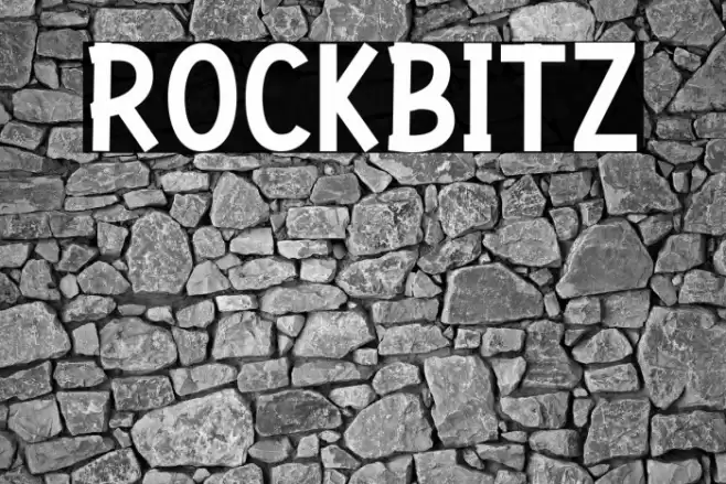 Rockbitz Font examples