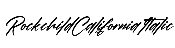 Rockchild California Italic  les polices de caractères gratuit tlcharger