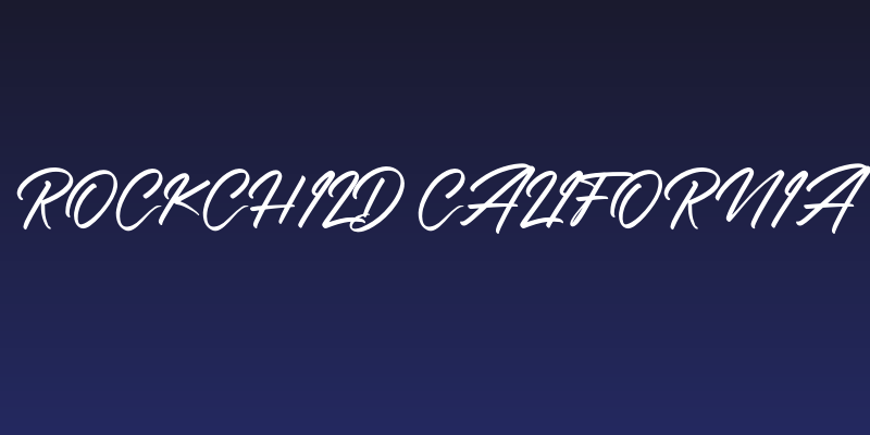 Rockchild California Social Header