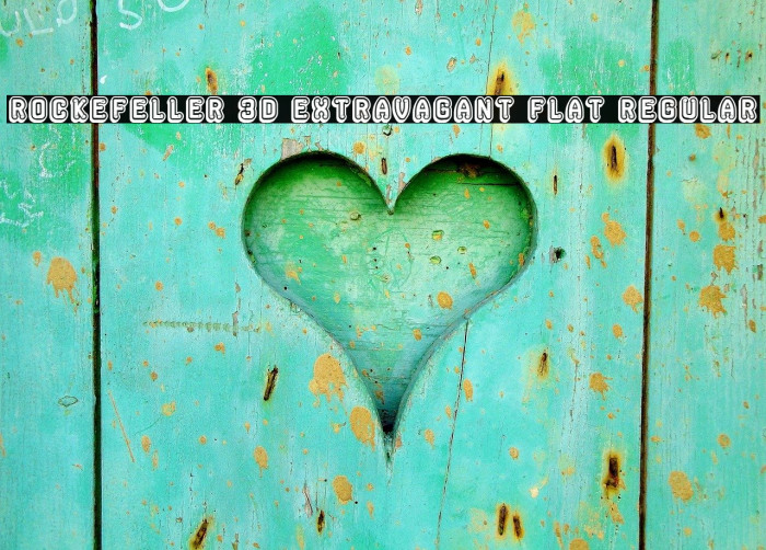 Rockefeller 3D Extravagant Flat Regular Example 1