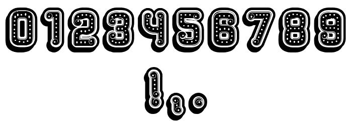 Rockefeller 3D Extravagant Regular Font OTHER CHARS