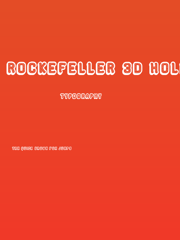 Rockefeller 3D Hollow Regular Poster