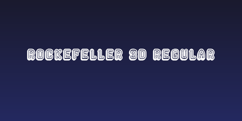 Rockefeller 3D Regular Social Header