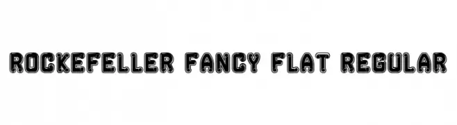Rockefeller Fancy Flat Regular  नि: शुल्क फ़ॉन्ट्स डाउनलोड