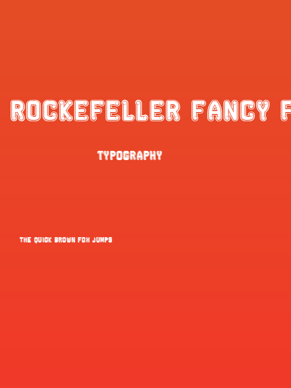 Rockefeller Fancy Flat Regular Poster