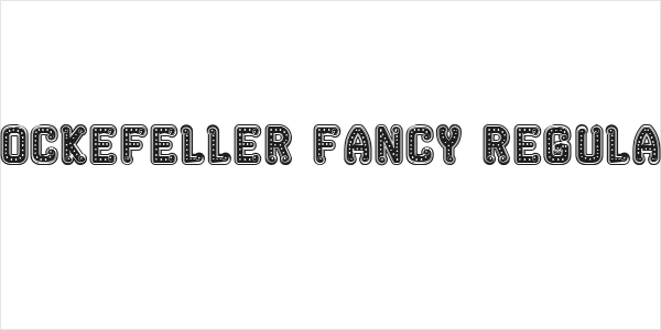 Rockefeller Fancy Regular Logo