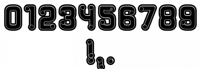 Rockefeller Flat Regular Font OTHER CHARS