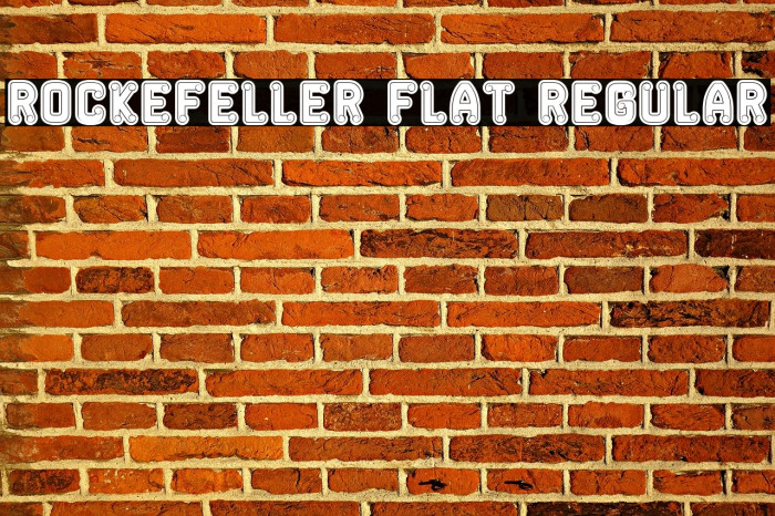 Rockefeller Flat Regular Example 1