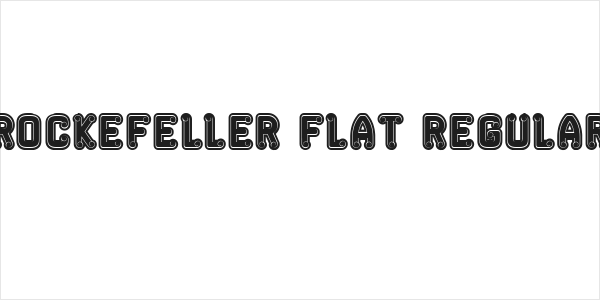 Rockefeller Flat Regular Logo