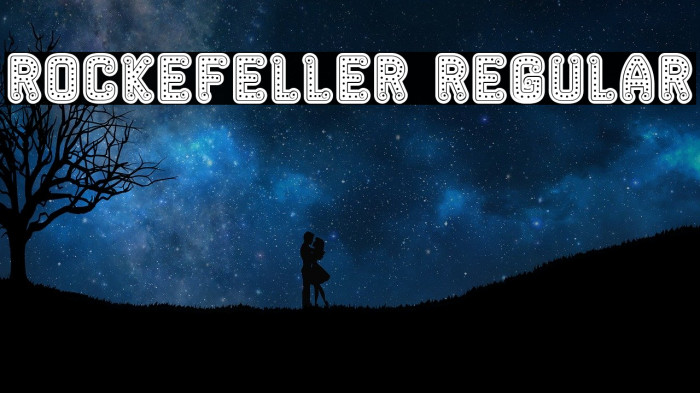 Rockefeller Regular Font examples
