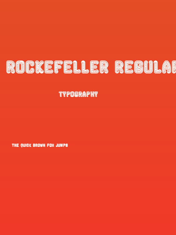 Rockefeller Regular Poster