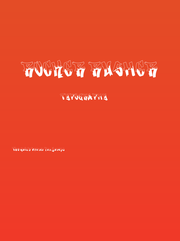 Rocker Rusher Poster