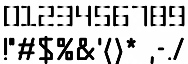 Rocker Font OTHER CHARS