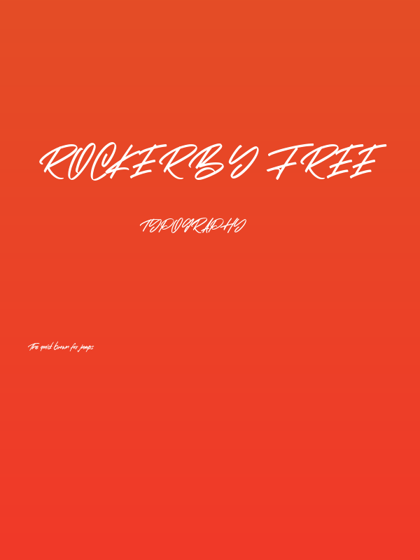 Rockerby Free Poster