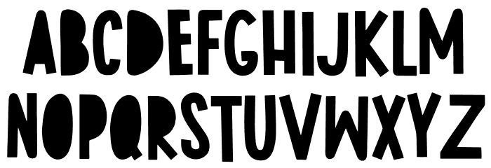 Rockers Bulshit Font LOWERCASE