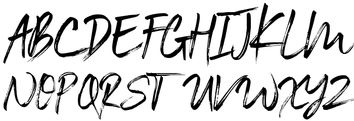 Rockestar Personal Use Font UPPERCASE