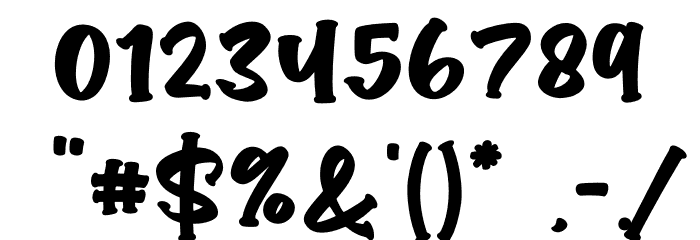 Rocket City Font OTHER CHARS