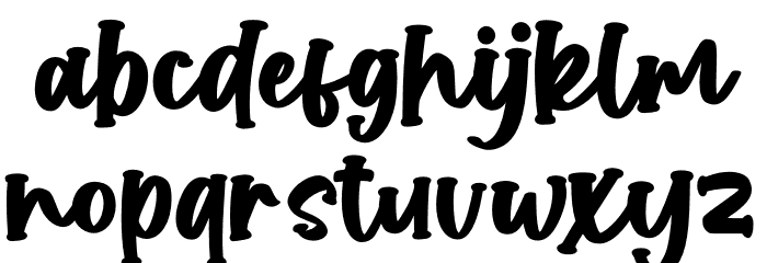 Rocket City Font LOWERCASE