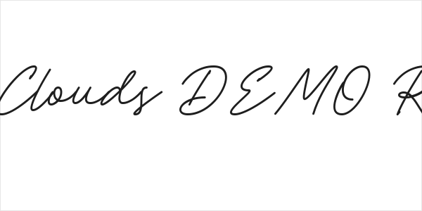 Rocket Clouds DEMO Regular Logo