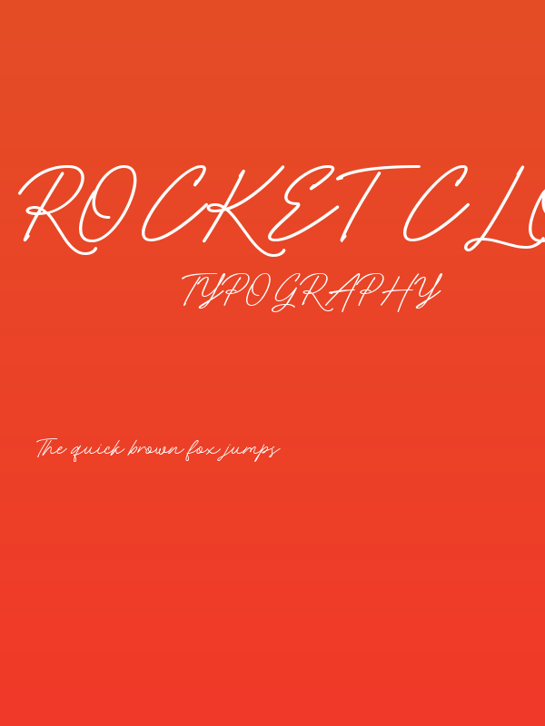 Rocket Clouds DEMO Regular Poster